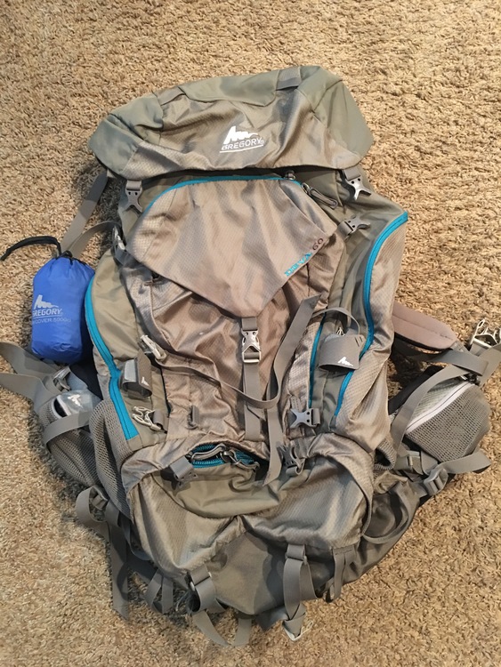 gregory 60l backpack