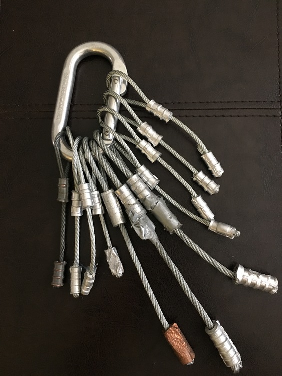 FS Aid climbing gear (copper heads & circle heads, beaks & RURPs, rivet hangers, pro traxion)