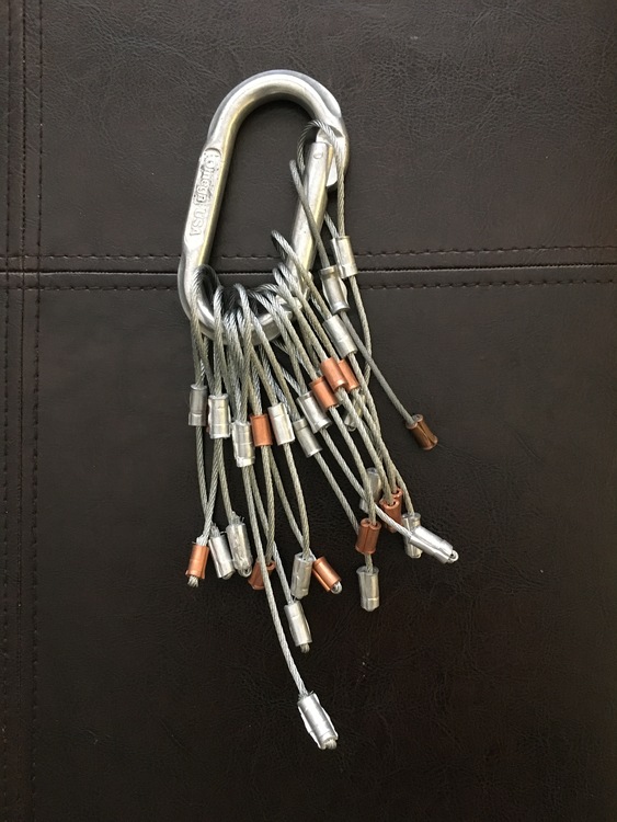 FS Aid climbing gear (copper heads & circle heads, beaks & RURPs, rivet hangers, pro traxion)