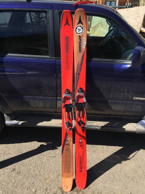 375+ shipping. Telemark Skis Atomic backland 109 182cm with 22