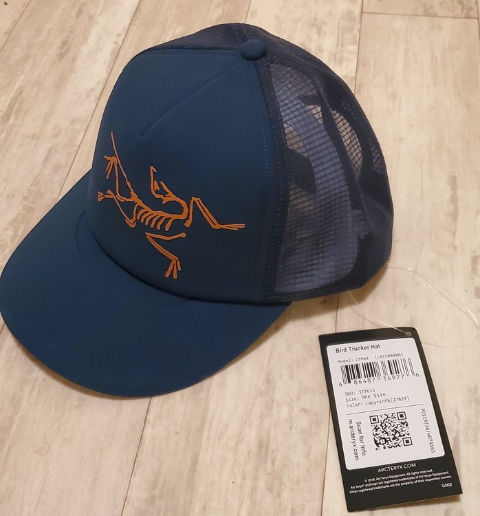 FS, ALL NEW WITH TAGS: Arc'teryx hat, Outdoor Research Astroman shirt, black AAC trucker hat