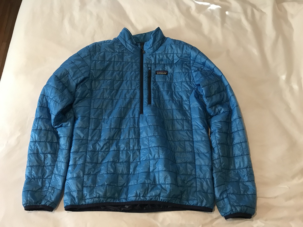 FS Joes Hoodie, Patagonia Nano Puff, FitzRoy, Chalk bag