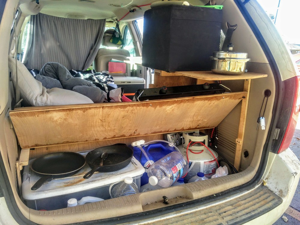 Kia sedona best sale camper conversion