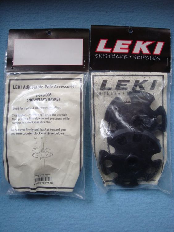 Sold Leki Snowflake Treking/Ski Pole baskets 2 Pair