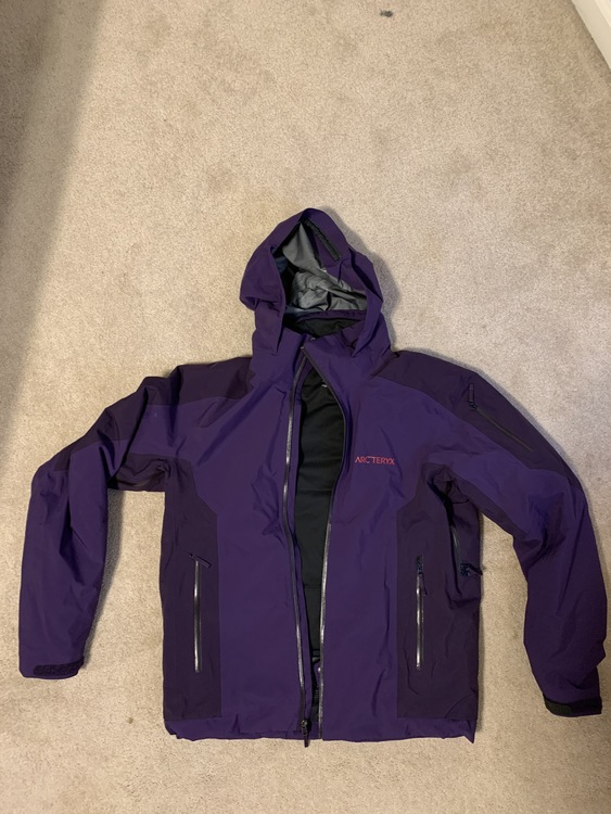 arcteryx purple jacket