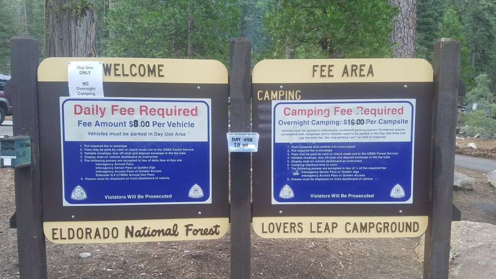 Lovers Leap: FS Campground Update 2020