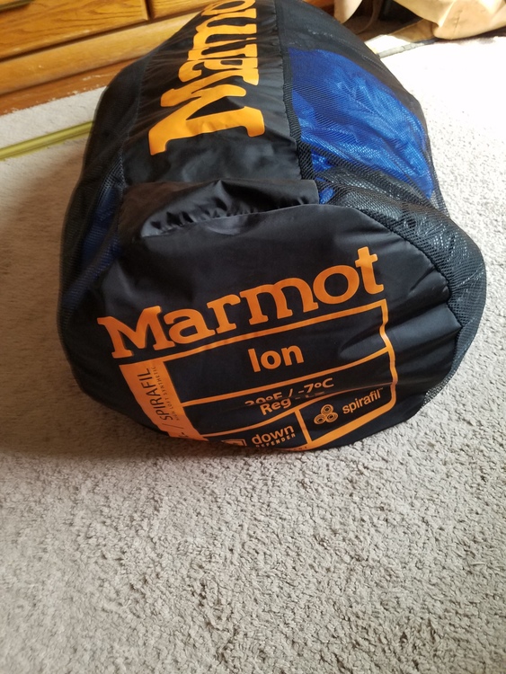 marmot ion sleeping bag
