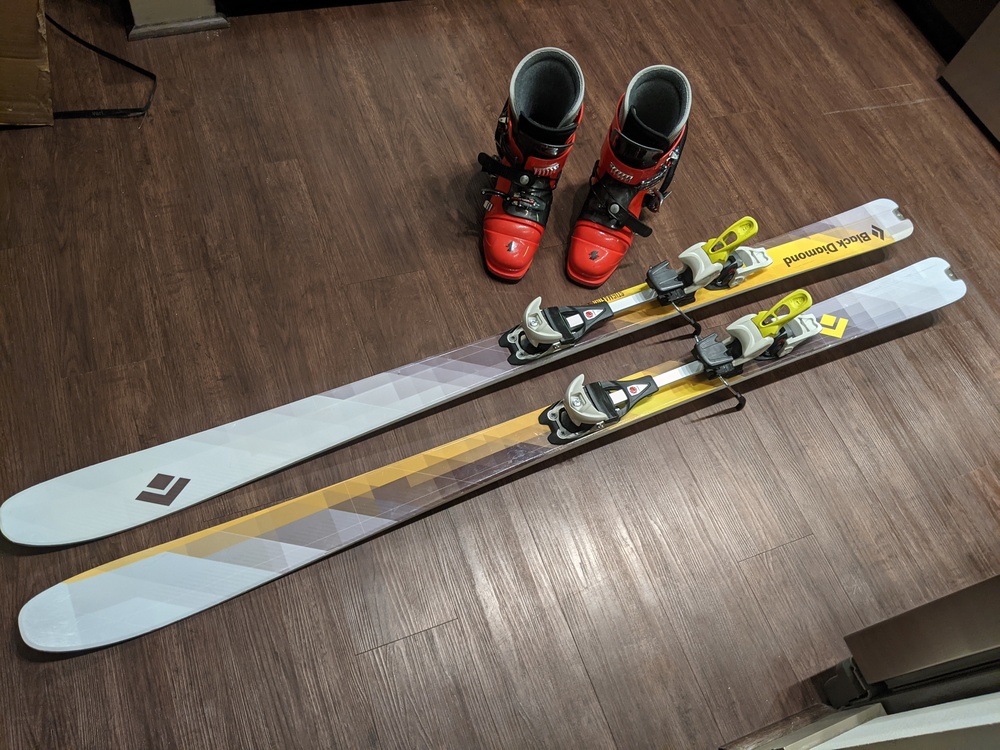 168cm Beginner Backcountry Skis Best Offer Accepted