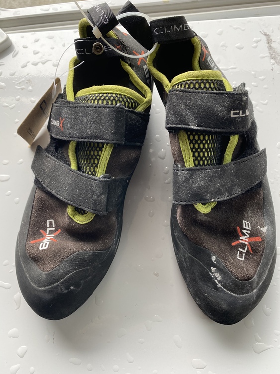 Climbx Rave climbing shoes size10