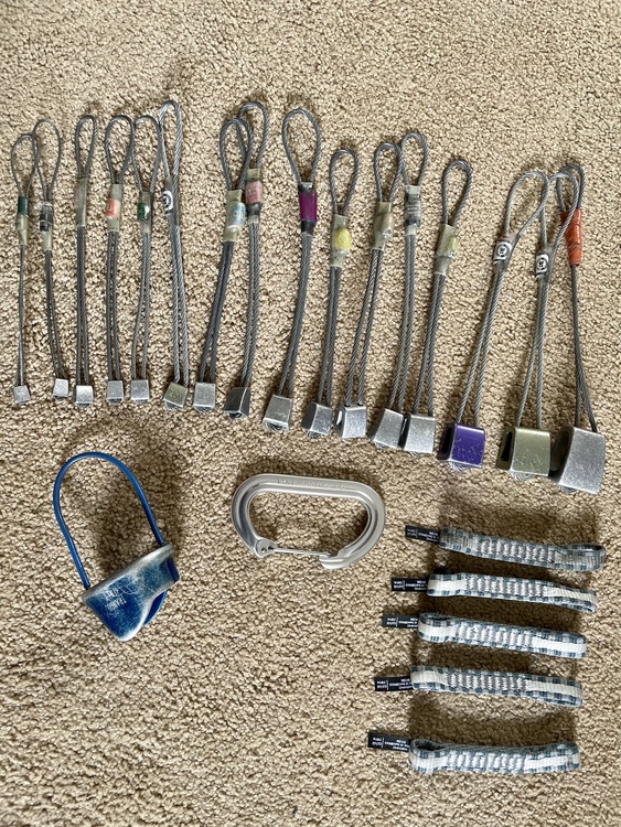 For sale trad gear and extras.