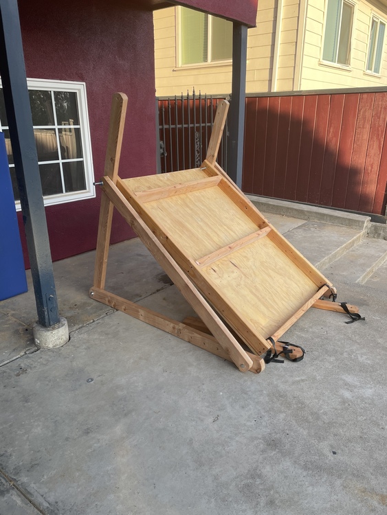 FS free standing campus board adjustable angle