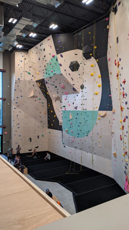 Brand new climbing gym in Traverse City Michigan Elev8