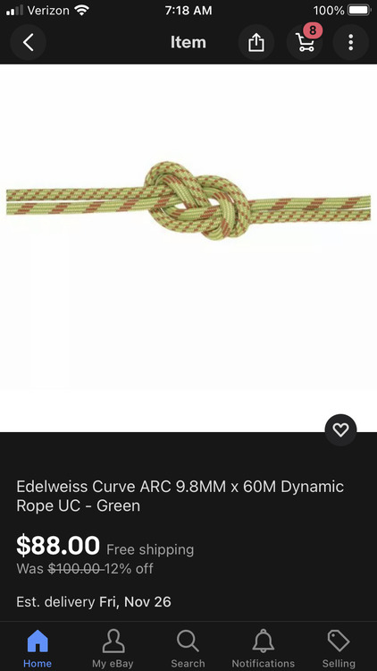 DYNAMIC ROPE  Edelweiss Ropes USA