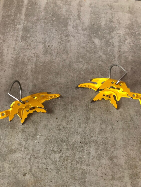 FS Grivel G20 Crampons, Petzl Altitude Harness