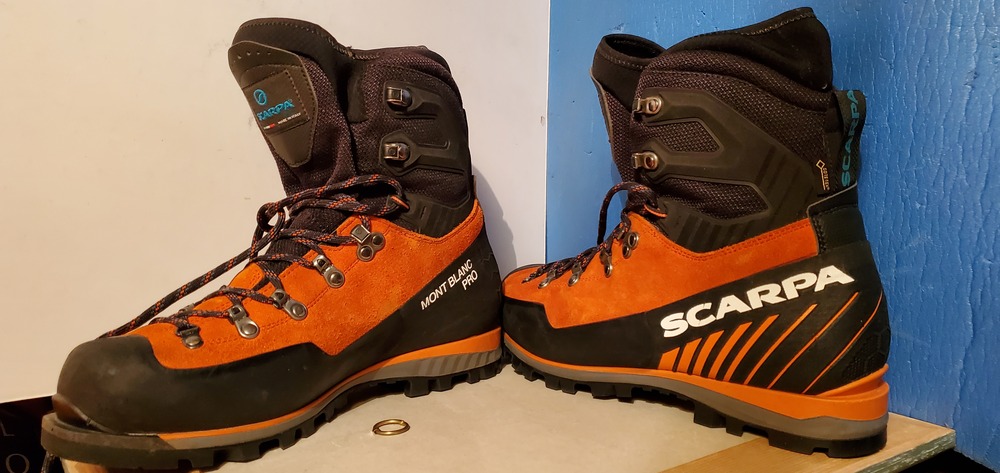 Scarpa Mont Blanc Pro GTX Mountaineering boots US Men's 9.5 - $279