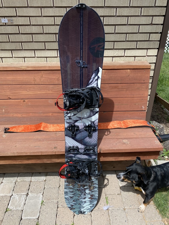 FS: Rossi Splitboard 164W w/ Karakoram bindings (L)