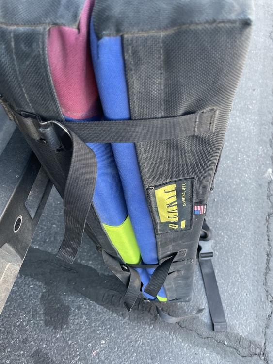 FS Organic simple crash pad 80 Las Thread Detail Lightweight Hiker