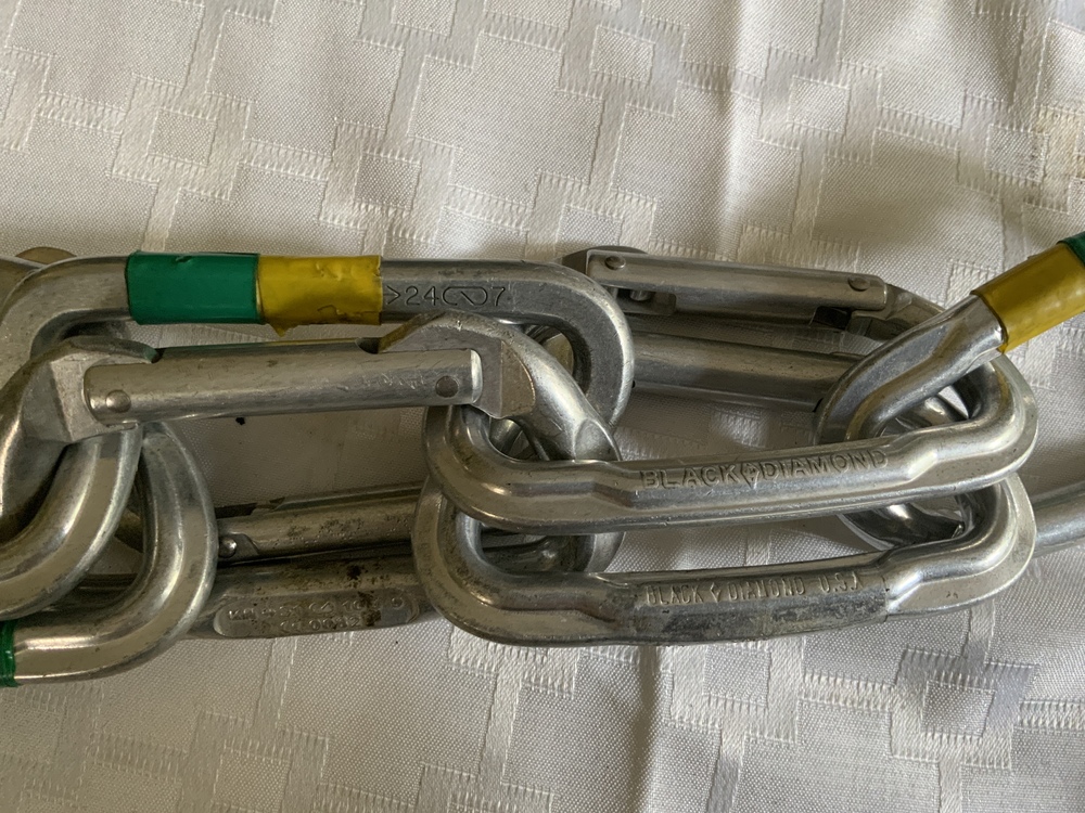 SOLD Metolius steel gym binders, pile vintage BD bail binders