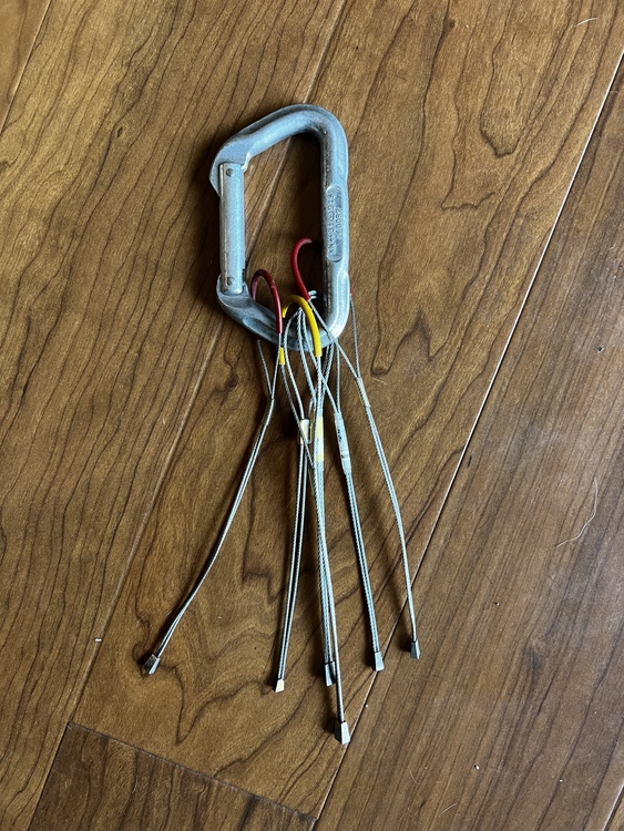 Misc. cams, nuts, quickdraws, etc FS cleaning out the gear closet