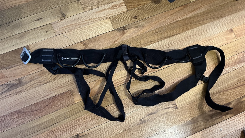 FS Black Diamond Couloir Harness, BD Alpine Bod harness