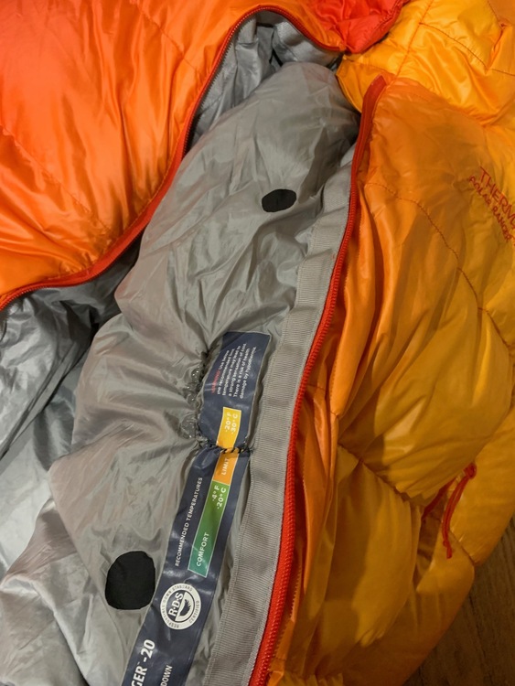 SOLD Thermarest Polar Ranger - 20 Degree Sleeping Bag - $350 shipped