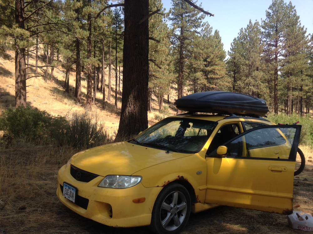 Thule roof box used for online sale