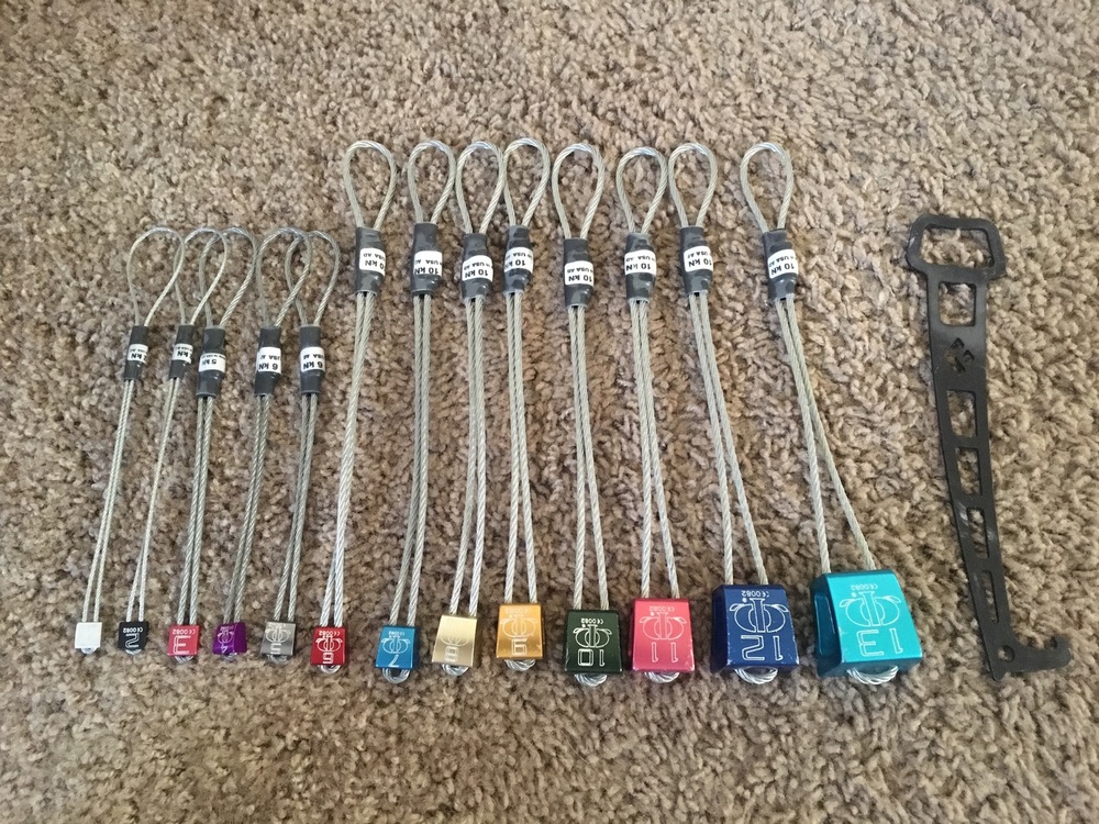 Omega Pacific Wedgie Nut Set - #1-13　ナッツ13個セット　オメガパシフィック　ナッツセット Omega Pacific Wedgie Nut Set - #1-13 ナッツ13個セット オメガ