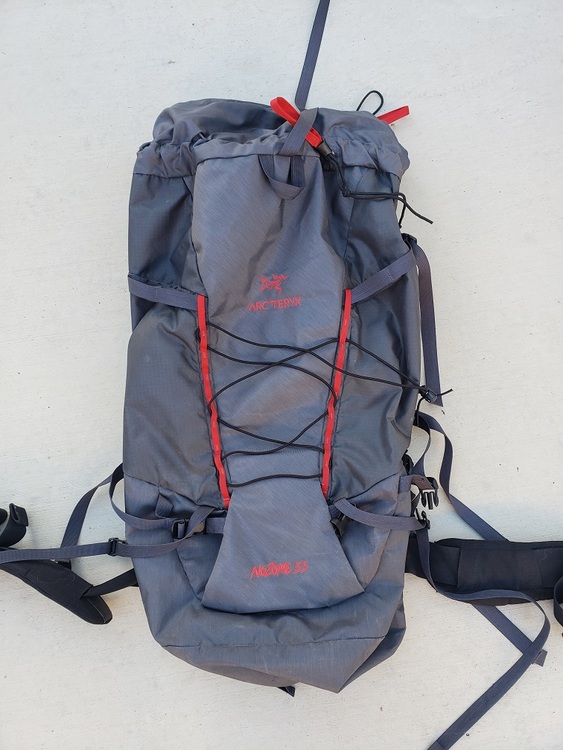 Sac à Dos Arcteryx Nozone 55 - Gris - Occasion - Randonnée