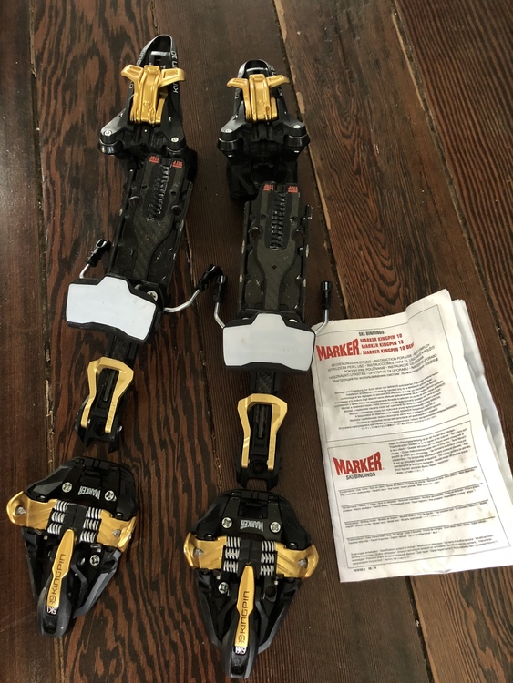 FS Marker Kingpin 10 Alpine Touring bindings 100125mm brake AT (skied