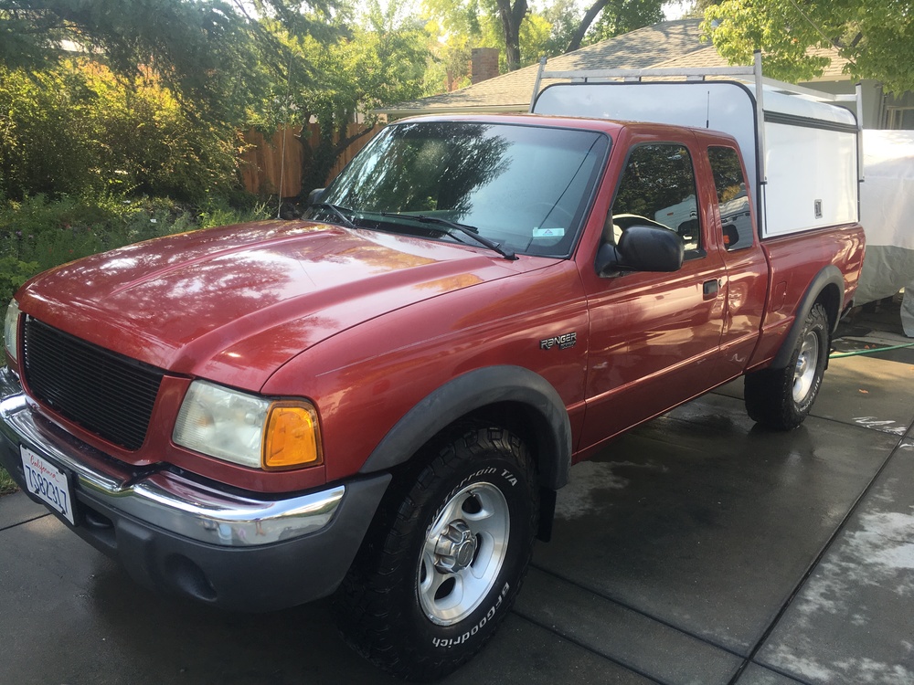 Bay Area: 2001 Ford Ranger w/camper, V6 4.0L, 5-speed 4WD, Custom Built ...