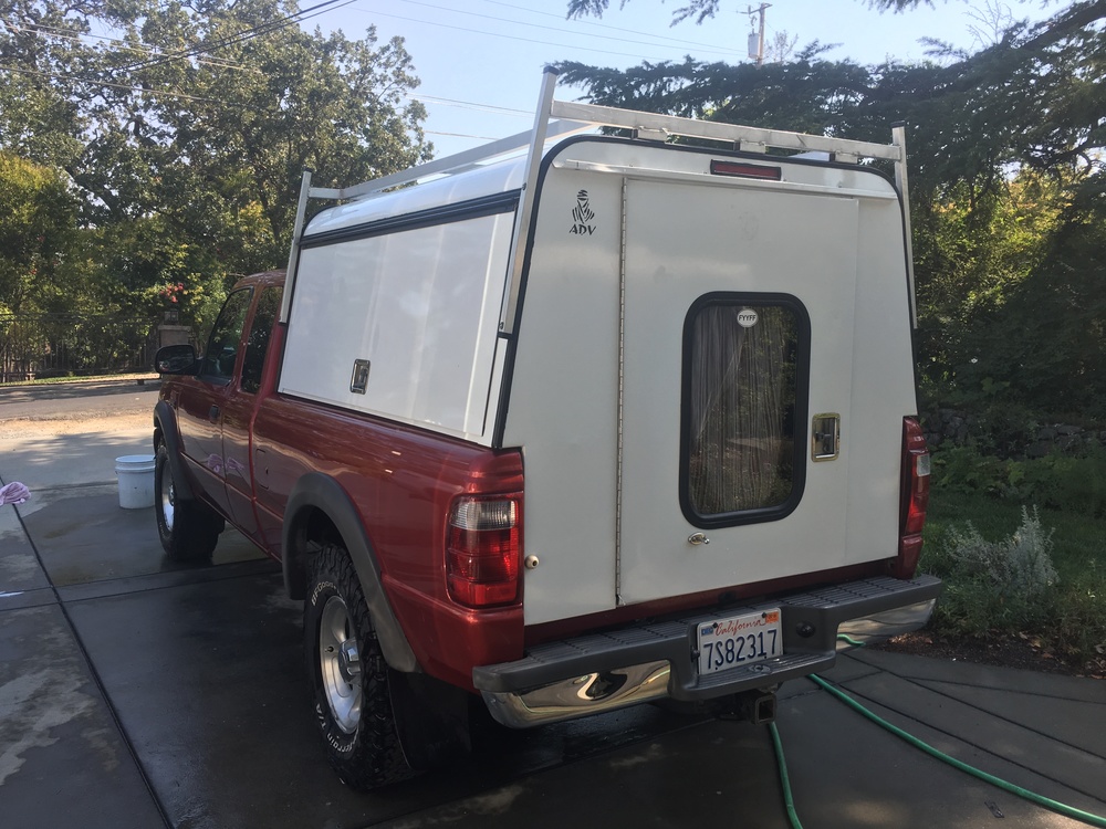 Bay Area: 2001 Ford Ranger w/camper, V6 4.0L, 5-speed 4WD, Custom Built ...