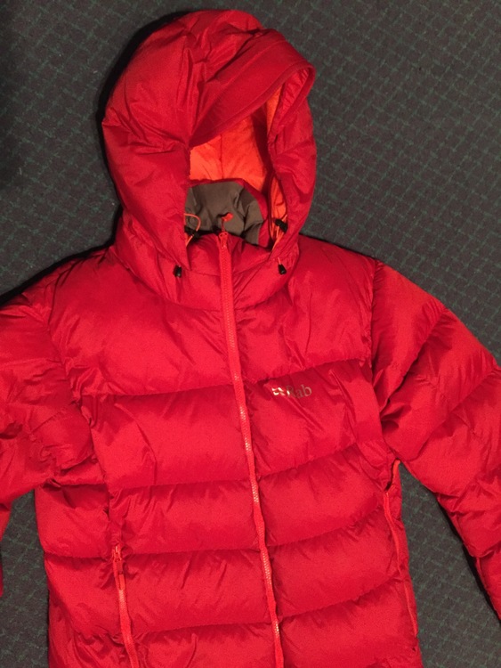 Rab Ascent Down Puffy Jacket 640 Fill Power Men Medium Red $170