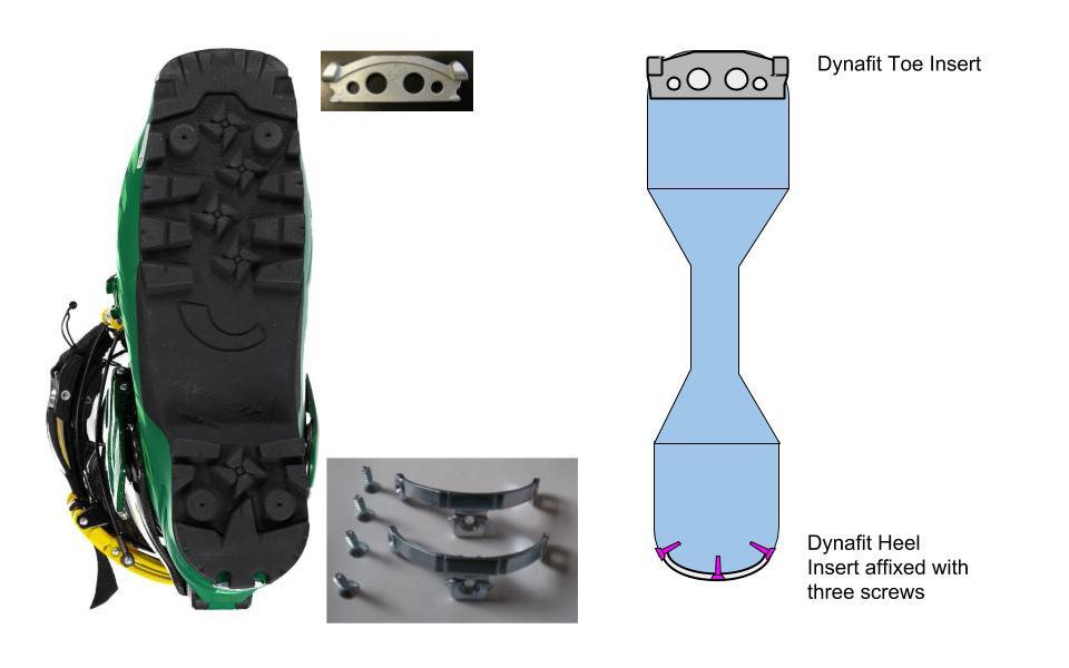 Tech Heel Insert For Dynafit Touring Ski Boots 