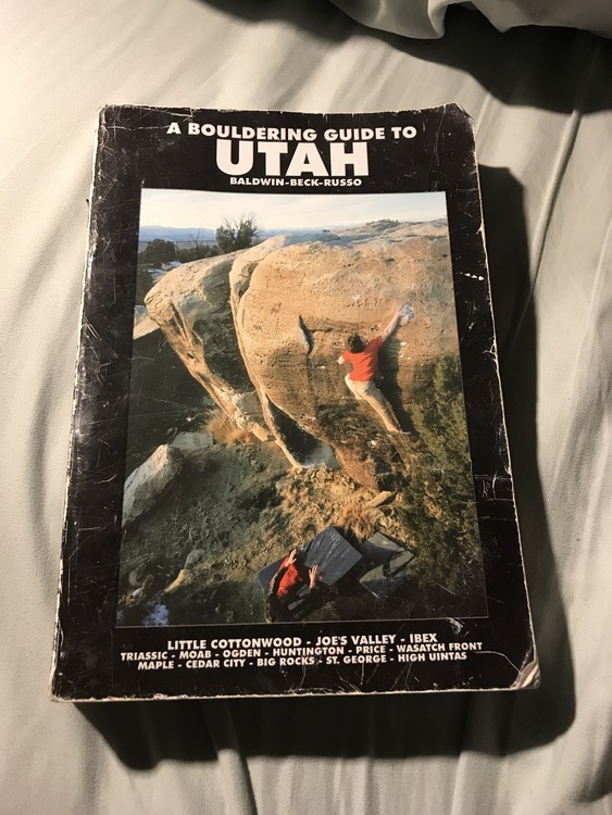 A BOULDERING GUIDE TO UTAH Joe's Valley Guidebook aka BLACK BIBLE