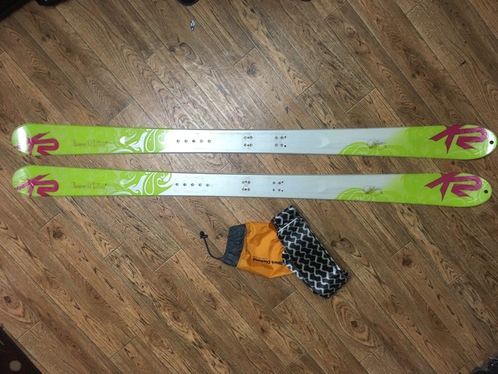FS 7tm Power Tour Bindings (x2 pairs), skis and skins too