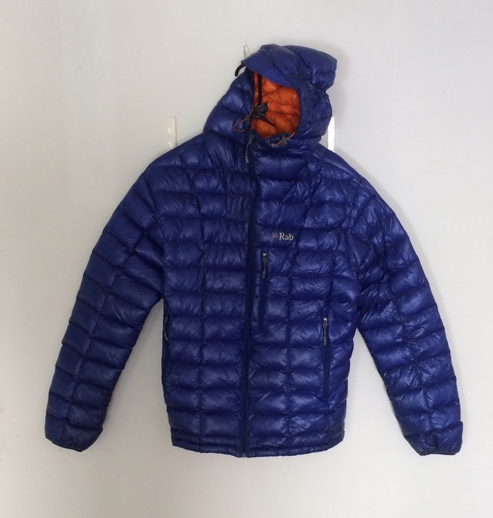 rab continuum hooded down jacket