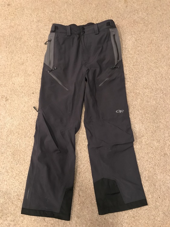 FS: Hybrid Soft Shell Ice Climbing pants/ski pants Outdoor Research ...
