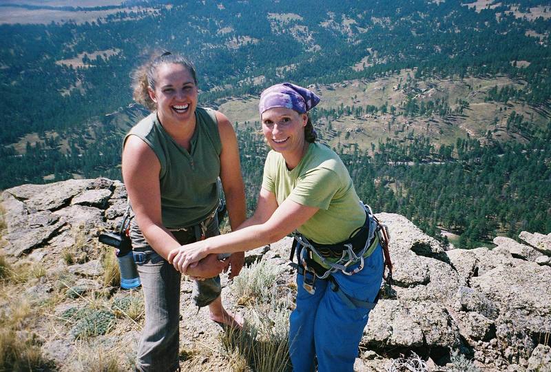 Jenni and her friend flew from Oregon with the specific intent of climbing Durrance. It's always a RUSH watching Newbies react...<br>