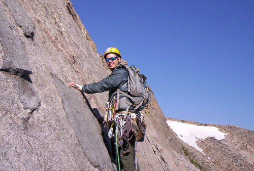 Nelson - Alpine Style on a bluebell day. Believe it or not the weather held all day long, it was awesome.<br>
<br>
Take it all with you & leave no trace! (I did use that big tri-cam, once for a belay, but was not essential.) Otherwise, I think I had enough gear for our party of three (plus some).