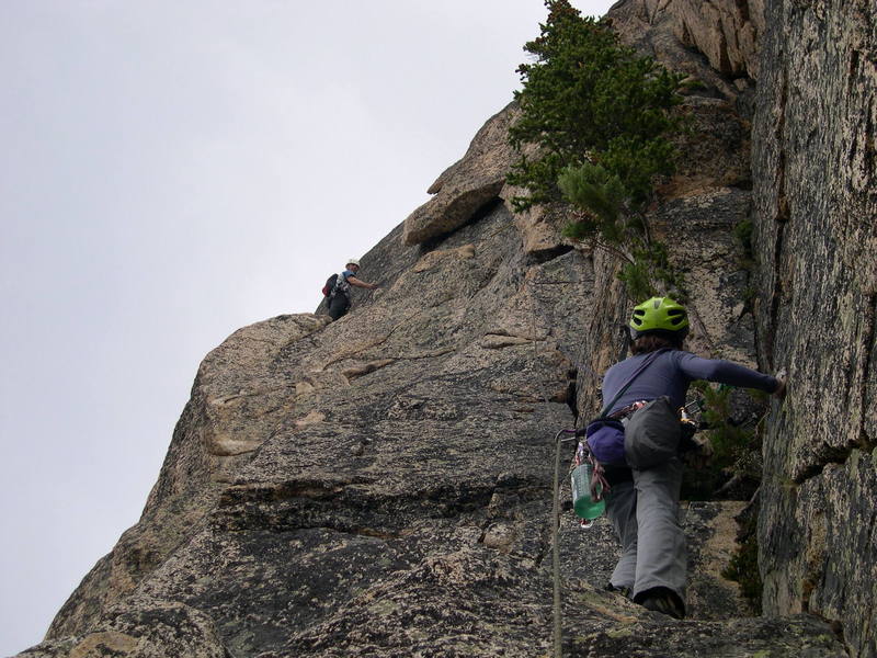 Following the second pitch of the Boving-Pollack. (Photo thanks to Matt Farmer)