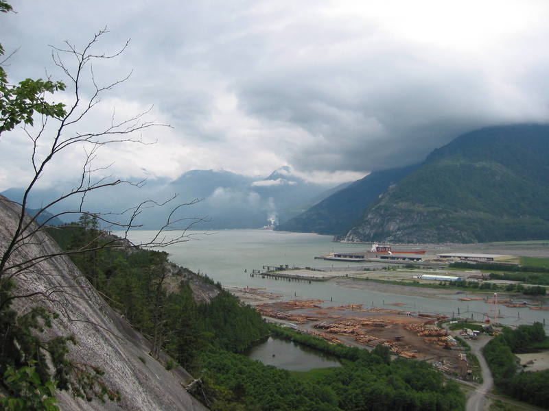View of the Howe Sound from the Apron.