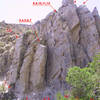 Dinosaur Rock - East and South Face Climbs
