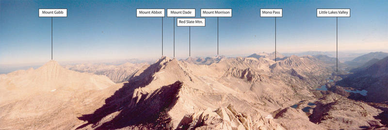 Summit panorama north - October.