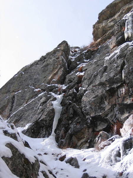 Hessie Left on March 11, 2006. The route continues for another 50 feet or so above the top of this picture.