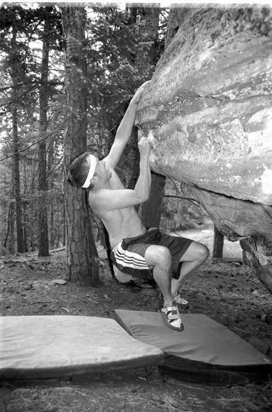 Nick Strohecker campusing through.