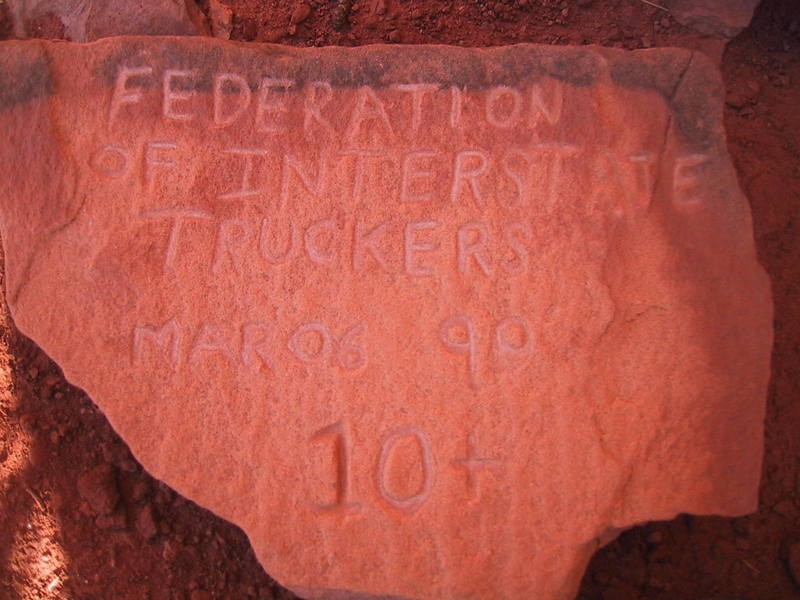 In case someone stomps the plaque.