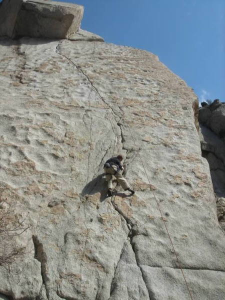 Shawn on the Coffin in Little Cottonwood Canyon Apirl 10 2006