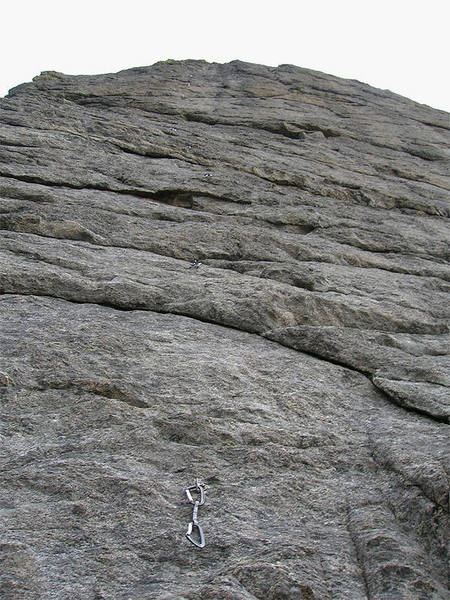 Draws hung on 1st pitch [Gypsies In The Palace 5.8] & 2nd pitch [Fire Widow 5.10c].