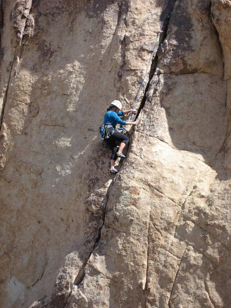 Liz Murray on the upper section