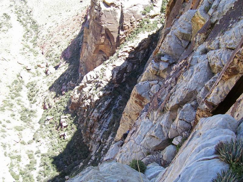 above the chimney pitches